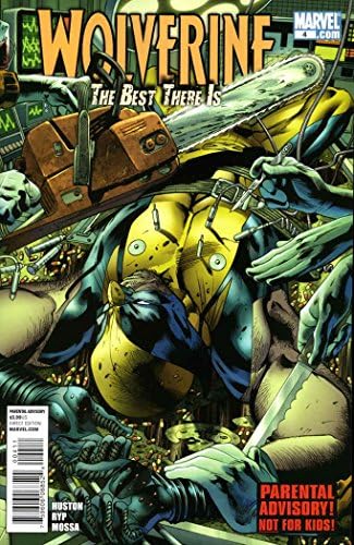 Wolverine: cel mai bun este 4 VF / NM ; carte de benzi desenate Marvel / Bryan Hitch