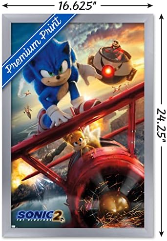 Tendințe Internaționale Sonic The Hedgehog 2 - Afișul de arte cheie, 22.375 x 34, versiunea neframată