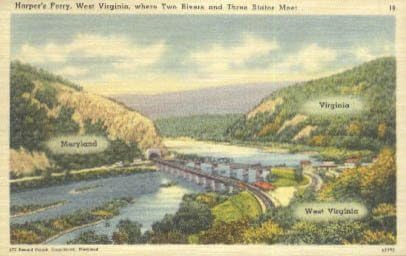 Harpers Ferry, Carte poștală din Virginia de Vest