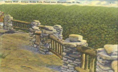 Morgantown, Cartea poștală din Virginia de Vest