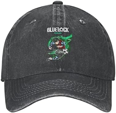 ANIME BLUE BLINE COWBOY pălărie pentru bărbați pentru femei unisex adult clasic baseball șapcă spălat denim reglabil pălărie