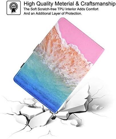 Carcasă GSFY iPad 10.2, copertă de suport anti-alunecare din piele premium cu suport pentru creion Sleep auto/trezire pentru