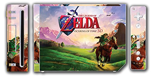 Legend of Zelda Link Ocarina 3d of Time Epona Navi Video Game Vinyl Decal Skin Cover pentru consola de sistem Nintendo Wii