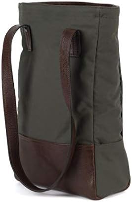 Moore și Giles Petty Bottle Tote Ventile Olive and Titan Mrown Brown
