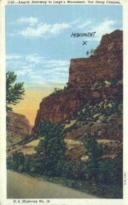 Ten Sleep Canyon, carte poștală din Wyoming