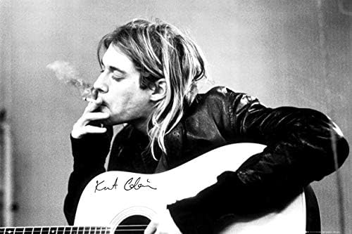 Kurt Cobain Smoking Poster PSA033767
