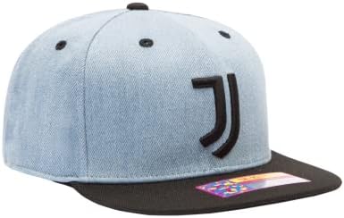 Cerneală Ventilator Juventus 'Nirvana' Pălărie Reglabilă Snapback / Șapcă / Albastru / Denim