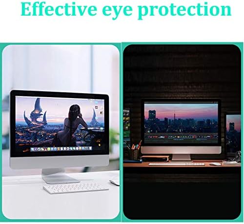Filtru de protecție anti -albastru detașabil - 2 bucăți Monitor Film de protecție - Protector de ecran Duritate ridicată, anti