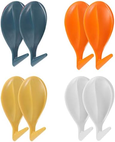 Cârlige de metal pentru metalul dowool 8pcs Adezive Cârlige pentru haina caldă cu aer cald Balloon Hat Rucsacuri Rack Prosopuri