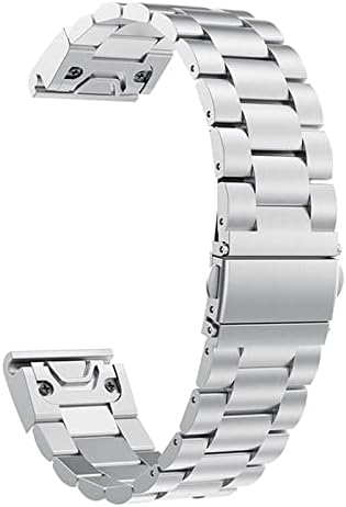 Aehon Oțel inoxidabil 26mm 22mm cu 22mm cu bandă de ceas cu bandă de ceas pentru Garmin Fenix ​​6 6x Pro 5x 5 Plus 3 HR Watch