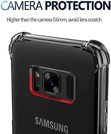 Galaxy S8 Plus caz Ultra cristal clar cu drăguț pisica Design rezistent la șocuri caz de protecție pentru Samsung Galaxy S8
