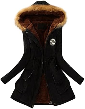 Iarnă haine de îmbrăcăminte pentru jacheta pentru femei Iarna caldă cu glugă subțire cu glugă glugă sachere drăguțe, jachete