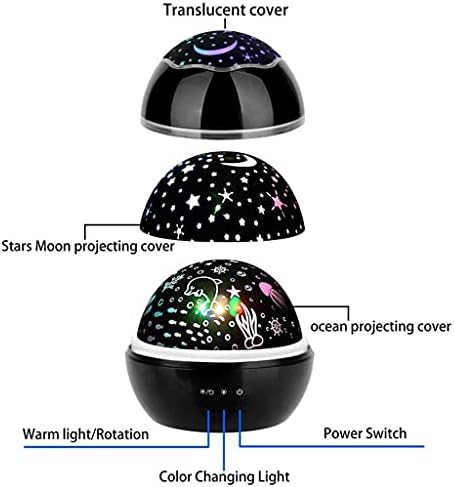NIZYH copil noapte proiector cerul înstelat Star Master rotative noapte Lampa Crăciun lumina USB proiecție Copii Dormit Led
