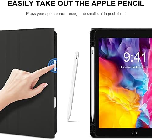 Tableta amuzantă de tabletă de caracatiță de mare Slim Flip Stand Cover de protecție cu suport pentru creion compatibil pentru