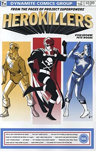 Superputeri ale proiectului: Hero Killers 2a VF / NM ; carte de benzi desenate Dynamite