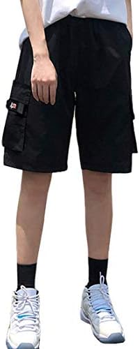 VCANSION pentru femei casual bumbac elastic cu talie de bumbac în aer liber, cu mai multe buzunare în aer liber, pantaloni
