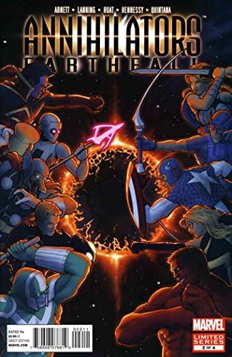 Annihilators :Earthfall 2 VF / NM; carte de benzi desenate Marvel