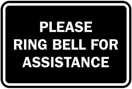 Semne Bylita Classic Framed Please Ring Bell pentru semn de asistență - mic