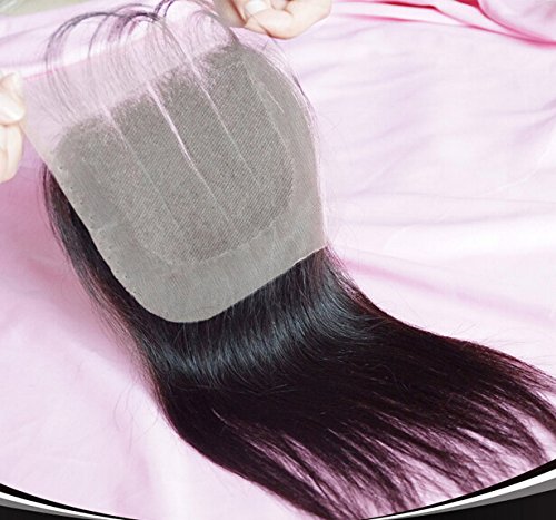 En-gros 8a 3 parte închidere frontală dantelă cu pachete drepte Peruvian Virgin Hair Bundle oferte 3bundles și 4 X4 închidere