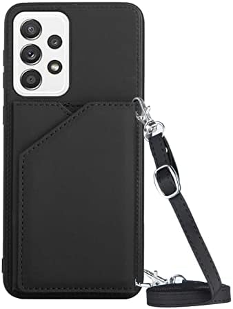 DAMONDY pentru Samsung A53 5g uw caz, portofel din piele caz cu curea detasabila curea modele pentru fete femei,cu capac sloturi