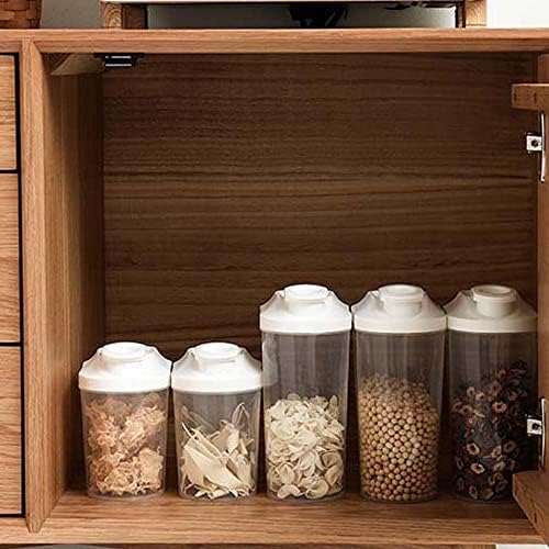 Cutie transparentă de depozitare a cerealelor poate fi sigilată cu găleată de economisire a făinii recipient pentru alimente