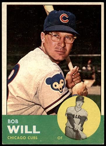 1963 Topps 58 Bob Will Chicago Cubs Ex Cubs