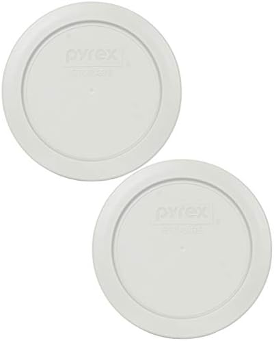 Pyrex 7200-PC capac de înlocuire pentru depozitarea alimentelor din Plastic Rotund argintiu elegant, fabricat în SUA-pachet
