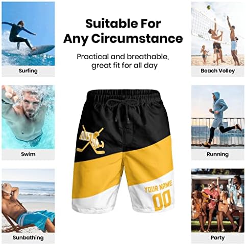 Cadouri pantaloni scurți pentru bărbați de hochei personalizați pentru bărbați Casual City Fanuri pentru tineret Sportive Sportive