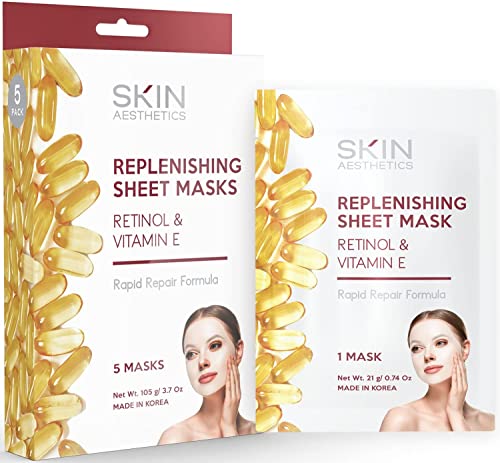 Estetica pielii mască de față cu Retinol și vitamina E-repară pielea deteriorată , diminuează liniile Fine și ridurile, mască