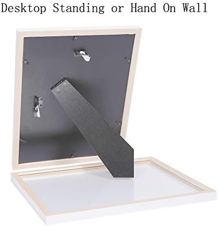 SmartwallStation 11x14 din lemn temperat din lemn negru, 3x mat fit imagini foto de familie 8x10, 2 găuri 4x6, 5x7 inch birou