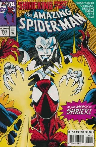 Uimitor Spider-Man, 391 FN; Marvel carte de benzi desenate / țipând 2