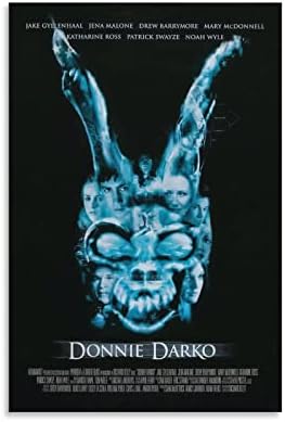 Qlazo Donnie Darko 2001 Film Poster Art Print Printe perete Poster Canvas Picting Picture Room Decor Home 12x18inch