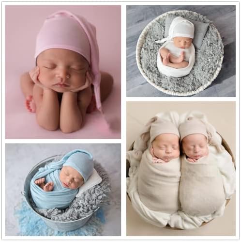 Vomdrok nou -născut lunar pentru bebeluși se înfășoară cu pălărie pentru fete pentru fete pentru fete ținute de fotografii întinse pătură de fotografie pentru copii