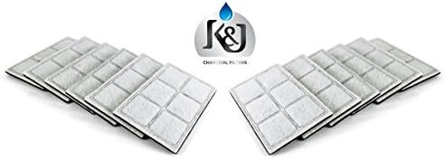 K & amp; J 12-pachet de filtre de apă cu cărbune Premium compatibile cu Drinkwell Platinum