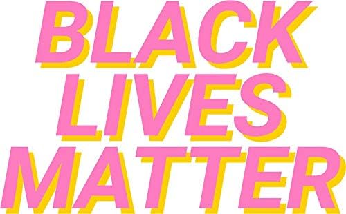 Black LIVES MATTER vinil vinil Decal Perete laptop Bumper autocolant 5