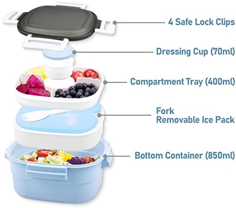 Geantă de prânz izolată FITHOME pentru femei / bărbați și congelator cutie de prânz Container