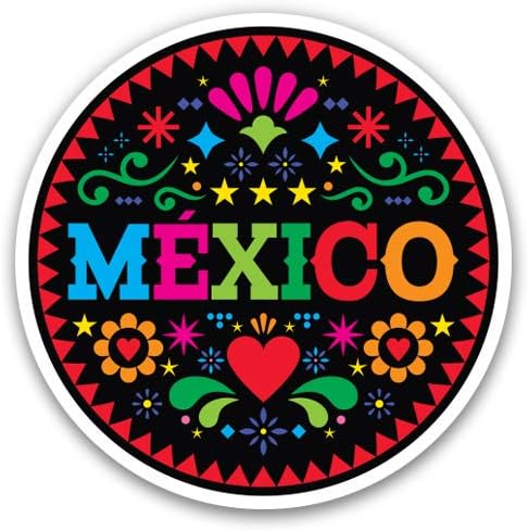 GT Graphics Express Mexico Design colorat - Decaluri impermeabile autocolante de vinil