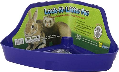 Ware Manufacturing plastic Lock-N-Litter Pan pentru animale de companie mici - Size Regular