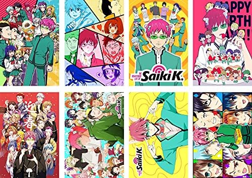 Fulfilwin Viața dezastruoasă a Saiki K Afise Japanese Anime Poster Artă pentru apariții pentru decorațiuni de perete pentru