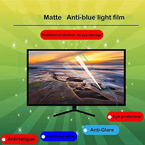 Protector de ecran TV WZGLOD de 65 inci TV Anti Blue Light, Matte Anti-Glare Film Ultra Clear Screen, fără accidentare anti-zgârietură