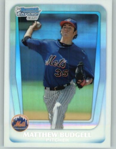 2011 Bowman Chrome Draft Prospects BDPP71 Matthew Budgell - New York Mets Baseball Card!