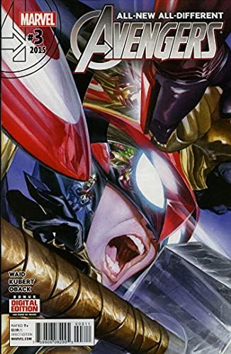 Toate-noi, toate-diferite Avengers 3 VF / NM; Marvel carte de benzi desenate / Alex Ross Mark Waid