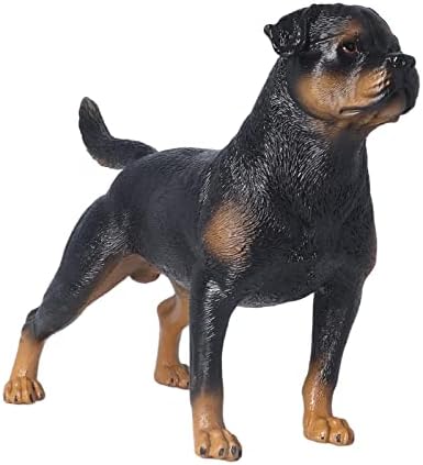 Figurina câinelui Narato, decorarea statuii pentru câine de simulare neagră pentru școală