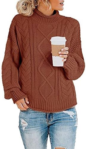 TREBIN Fall pulover pentru femei, peste dimensiunea pulover pentru Femei Pulover Wrap femei Casual Oversize tricot pulover