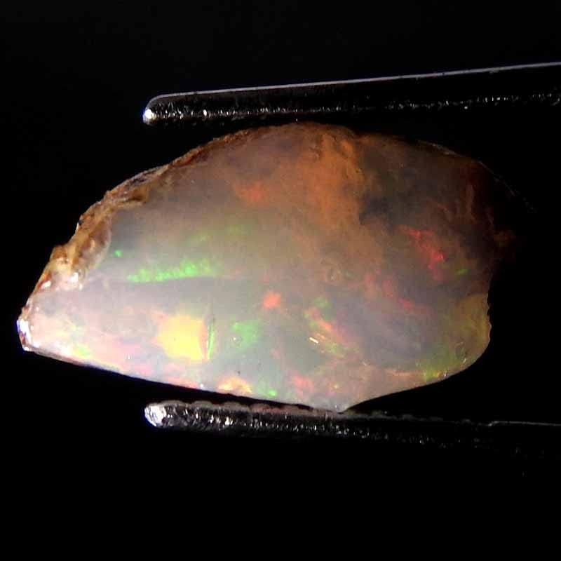 JewelGemScraft ™ 02.20cts. Piatră de opal brută ultra -foc, cristale naturale de pietre prețioase, rocă opală etiopiană, livrări
