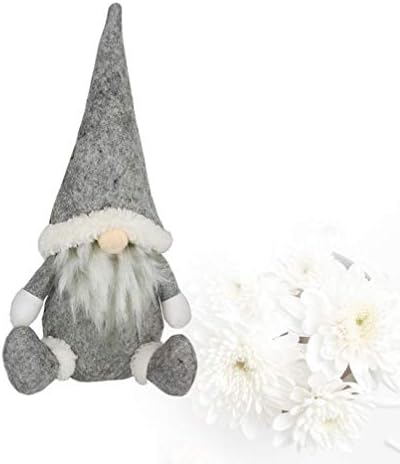 Amosfun Crăciun de Crăciun suedez gnome ornament de pluș scandinav Santa tomte ședință de păpușă Figura de Crăciun cadou pentru