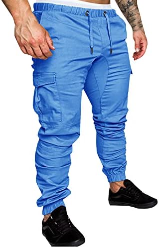 Pantaloni sportivi pentru bărbați Dudubaby pentru bărbați Pantaloni de buzunar frumos Pock PocketJeans Pantaloni de camuflaj