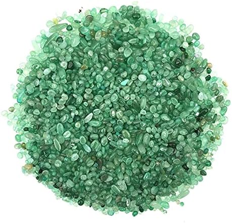 ERTIUJG HUSONG312 3-5mm 50g pietre naturale în vrac s-a prăbușit Verde Aventurin cristal cristal de vindecare
