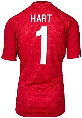 Nesigned Joe Hart 2012/13 Cămașă portar a Angliei - Numărul 1 Autograf - Tricouri de fotbal autografate