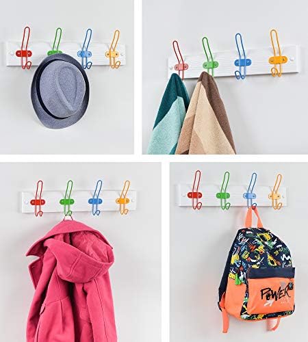 Tibre - suport pentru cârlige pentru copii pentru băieți și fete pentru jachete haine de pălării pentru robinete Rochii și
